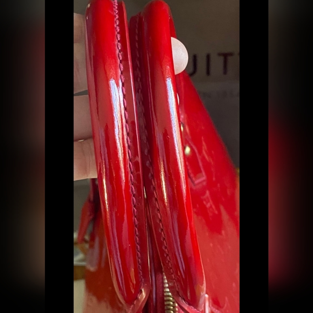 Louis Vuitton Monogram Vernis Alma GM (Rose pop color) - Picture 10 of 17